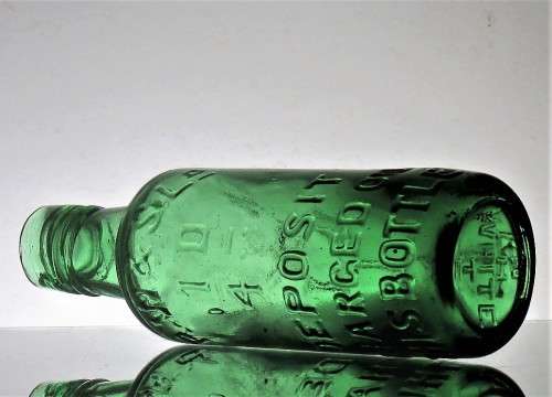 ANTIQUE RW AND S.Ld. WHITE SODA BOTTLE