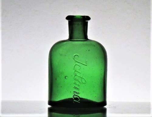GREEN ANTIQUE JCILMA BOTTLE