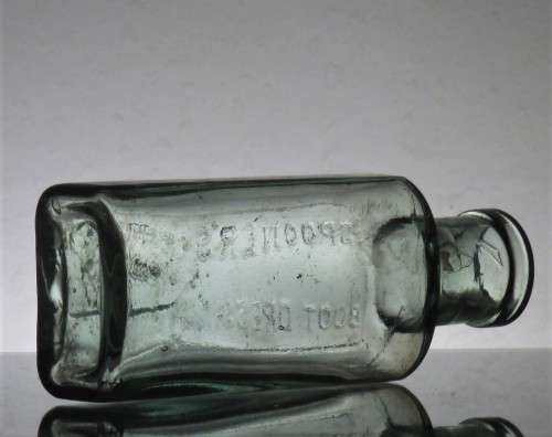 ANTIQUE SPOONERS BOOT DRESSING BOTTLE
