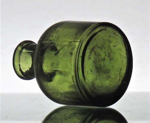 ANTIQUE GREEN INK BOTTLE
