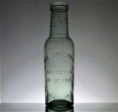 LARGE SHIP BRAND BOMBAY CHUTNEY BOTTLE