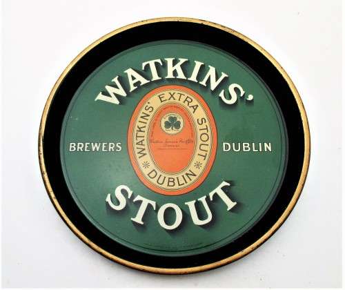 WATKINS` STOUT DUBLIN ADEVERTISING TRAY