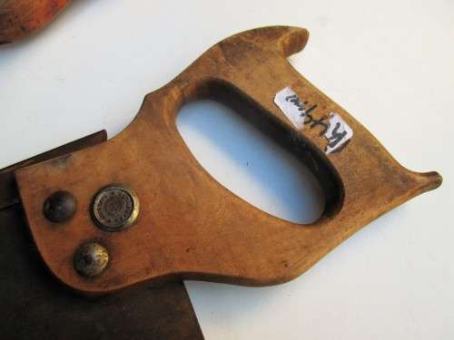 BACK SAWS x2 WARRANTED SUPERTOR AND NO NAME
