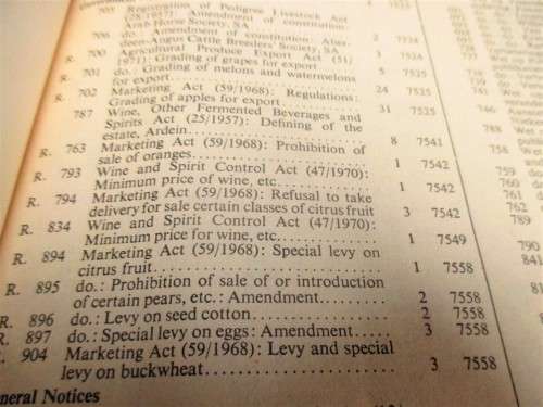 GOVERMENT GAZETTE APR 1981