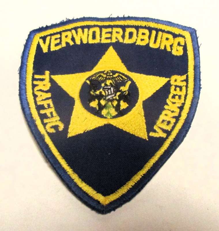 VERWOERDBURG TRAFFIC BADGE