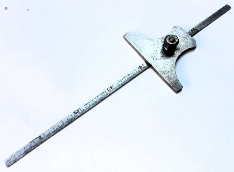 MOORE & WRIGHT DEPTH GAUGE 6 INCH