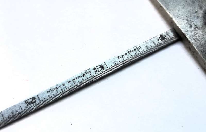 MOORE & WRIGHT DEPTH GAUGE 6 INCH