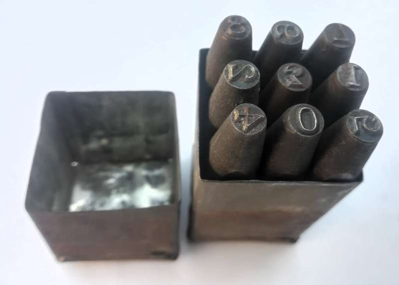 NUMBER PUNCH SET 6mm