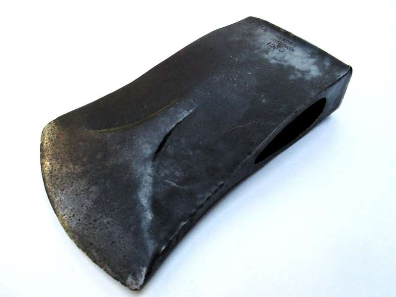 BRADES AXE HEAD with MILITARY BROAD ARROW MARKINGS