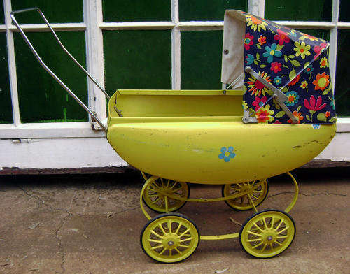 Vintage Doll's Pram PRIMA
