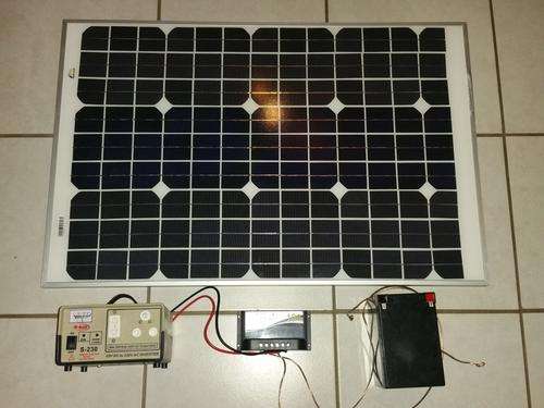 **Complete SOLAR GENERATOR** Beat Loadshedding! Solar Panel + charge controller + battery+ inverter