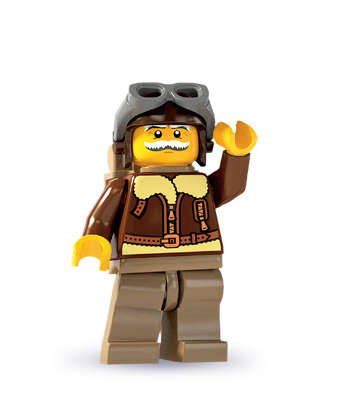 The "Pilot" LEGO Minifigures Series 3 - (NEW, Factory Sealed)
