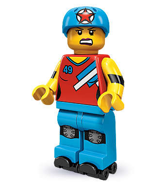 LEGO MINIFIGURES Series 9 - Roller Derby Girl (Sealed)
