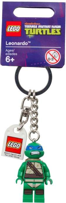 LEGO TMNT Leonardo Keychain