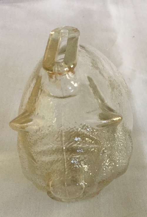 Vintage Carnival glass piggy bank