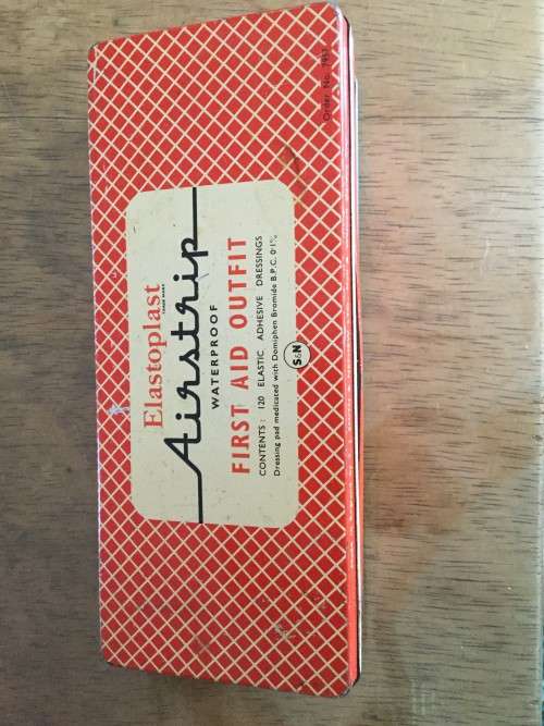 Vintage Elastoplast Airstrip tin