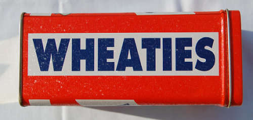 VINTAGE WHEATIES BRISTOLWARE TIN
