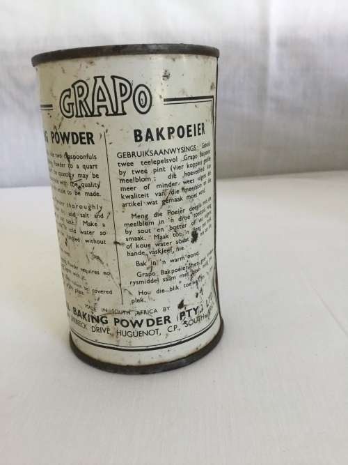 Old Vintage Grapo Baking Soda Tin