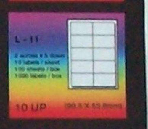 Labels 10 UP