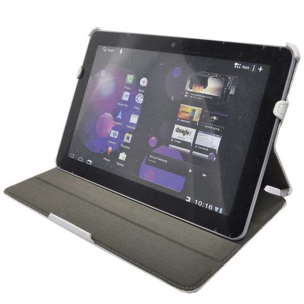 Smart Folio Case for Samsung Galaxy Tab P7500/P7510 (White)