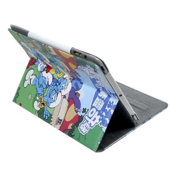 Smurf Patern Cover for iPad 2 (White)