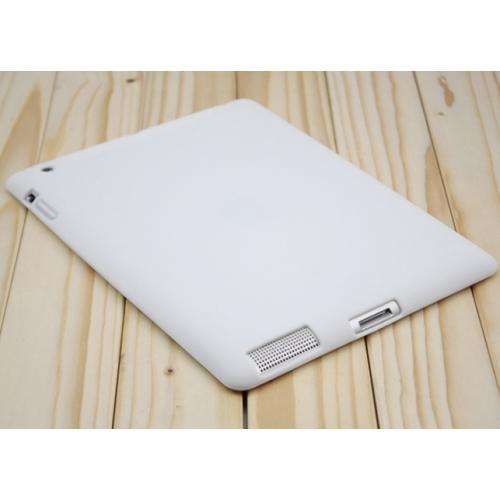 Thickened Silicone Case For Apple iPad 2  / iPad 3 (White)