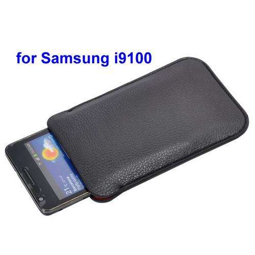 Slim Litchi Lines Pouch for Samsung Galaxy S2 i9100