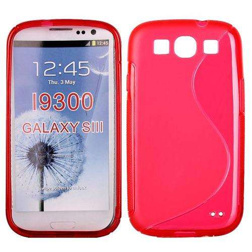 TPU Gel Case for Samsung Galaxy S3 i9300 (Red)
