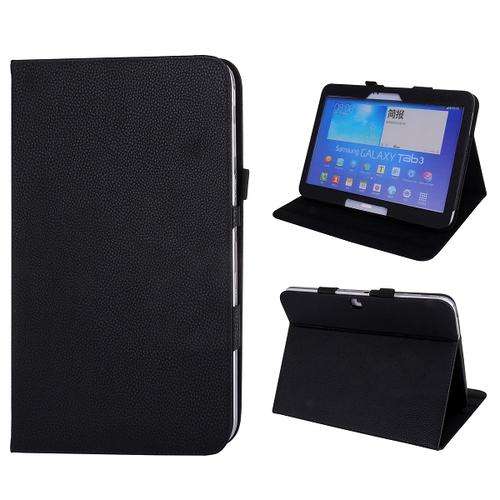 Flip Stand Case for Samsung Galaxy Tab 3 10.1 P5200 (Black)
