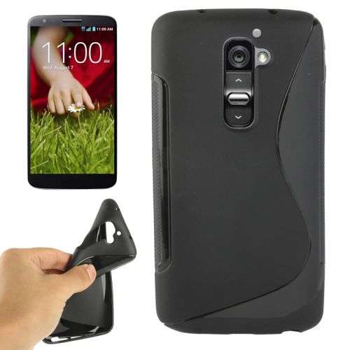Tpu Gel Case for LG G2 (Black)