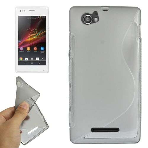 TPU Gel Case for Sony Xperia M C1904/C1905 (Grey)