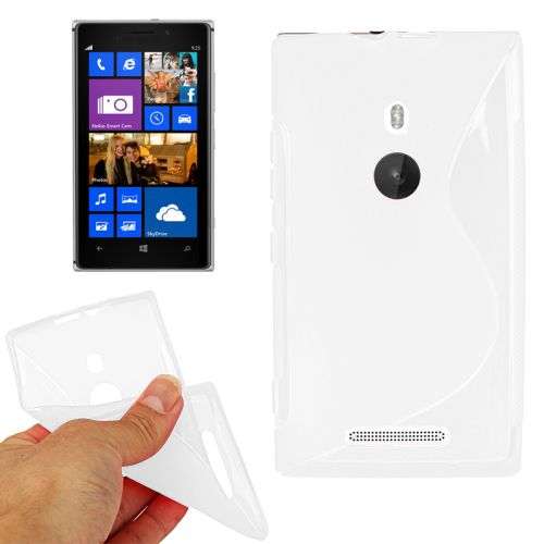 TPU Gel Case for Nokia Lumia 925 (Transparent)