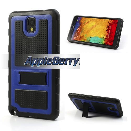 Hard Case With Kickstand for Samsung Galaxy Note 3 N9000 (Blue)