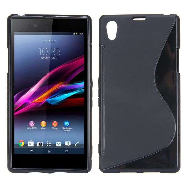 TPU Gel Case for Sony Xperia Z1 L39h (Black)