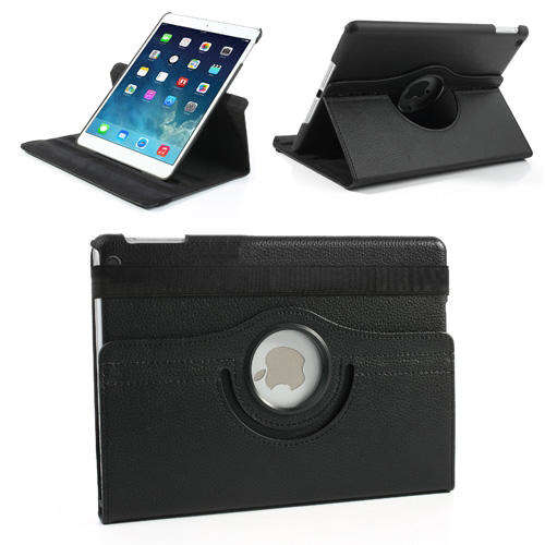 360 Degree Rotating Case for iPad Air (Black)