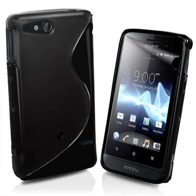 TPU Case for Sony Xperia GO ST27i (Black)