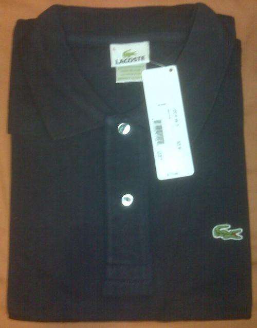 LACOSTE POLO SHIRT "DARK NAVY" (LARGE)