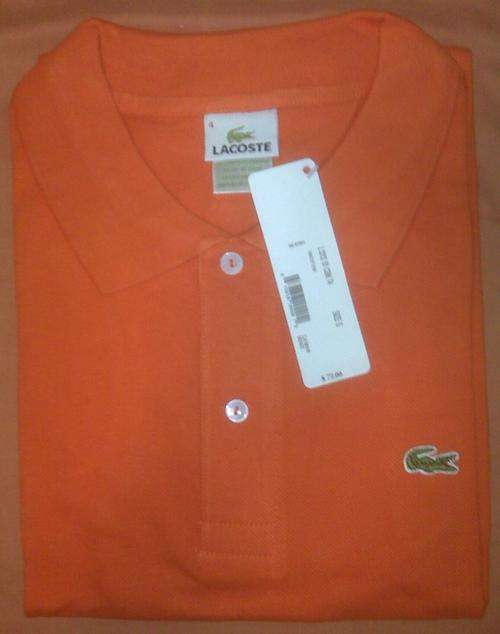 LACOSTE POLO SHIRT "ESPELETTE RED" (SMALL)