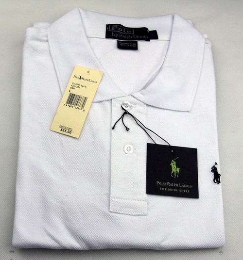 RALPH LAUREN POLO SHIRT "WHITE MEDIUM"