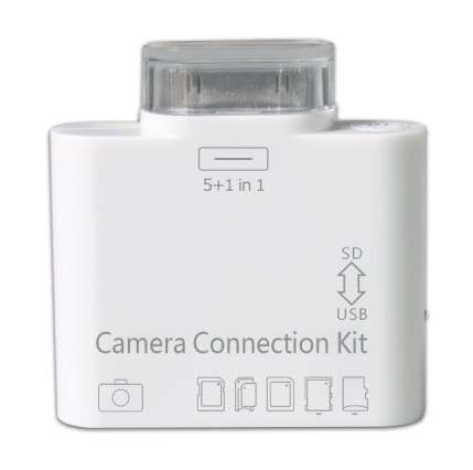 USB/MS/SD/MMC 6 in 1 Card Reader for Apple iPad camera connection kit