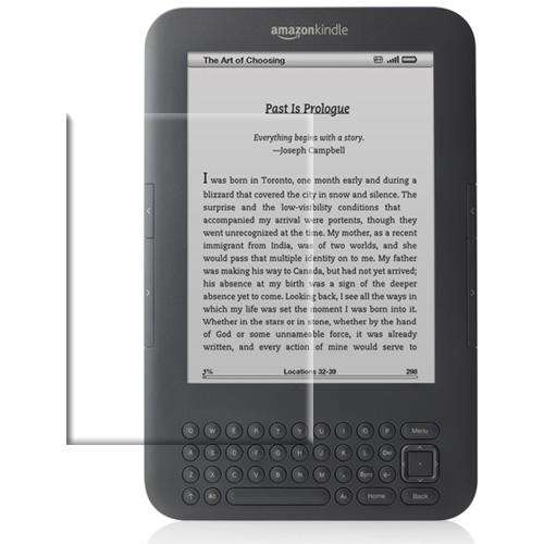 Screen Protector Film for Amazon Kindle 3 3G/WiFi With Cleaning Cloth