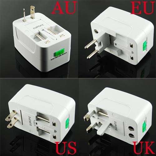 (Priced To Go) International All in one Travel Power Plug ,Universal Travel Ac Power Adapter