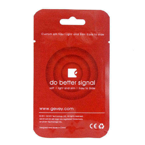 (Priced To Go) Gevey Unlock TurboSim Card with Card Tray Holder for iPhone 4 V4.1/4.2.1/4.3