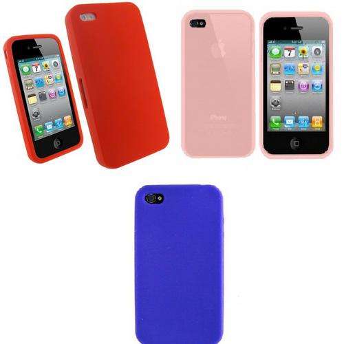 3 x Silicone Case for iPhone 4 "Only R50"