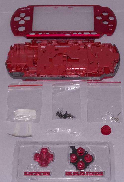 PSP 3000 Replacement Housing (Red)