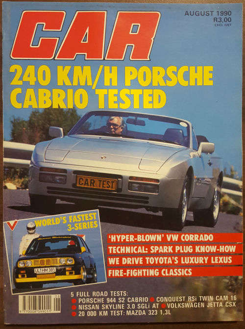 CAR Magazine South Africa August 1990