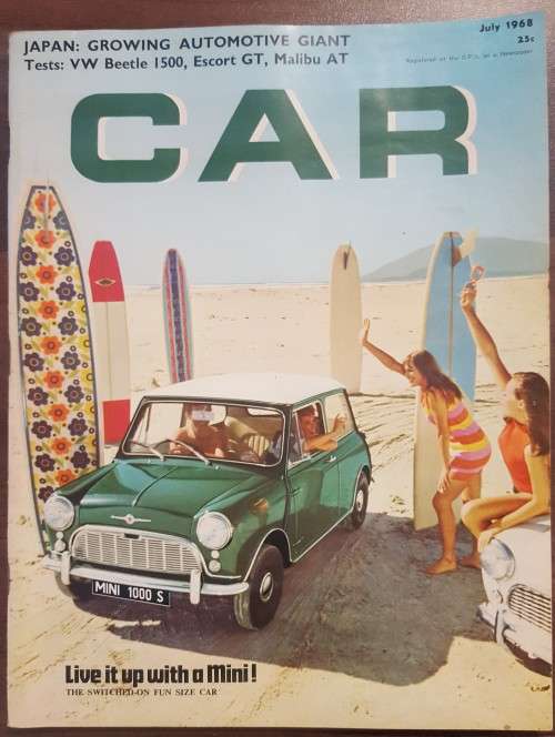 Vintage July 1968 CAR Magazine