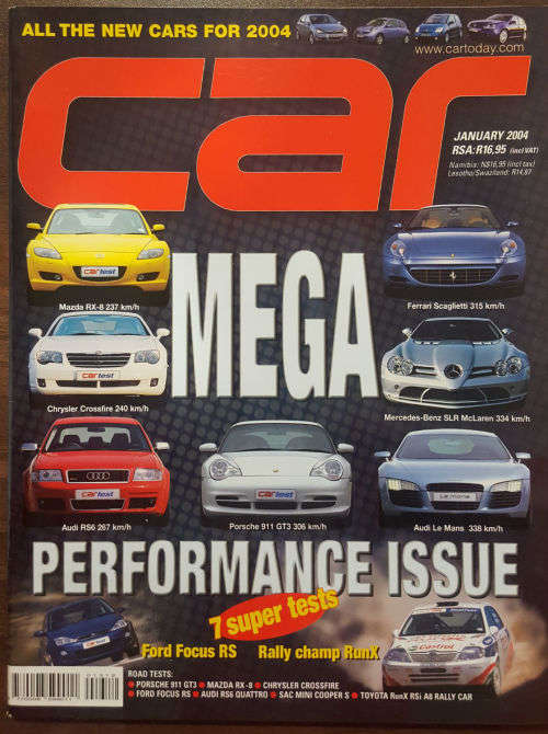 CAR Magazine South Africa January 2004