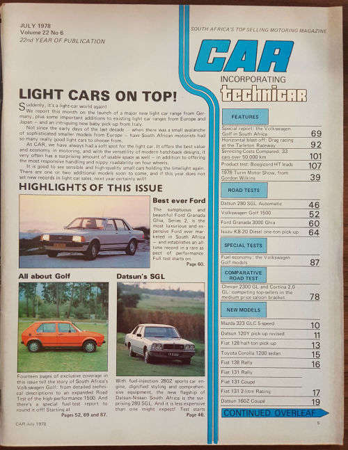 CAR Magazine July 1978