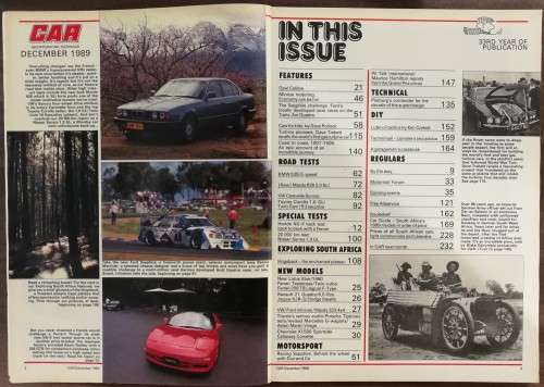 CAR Magazine December 1989